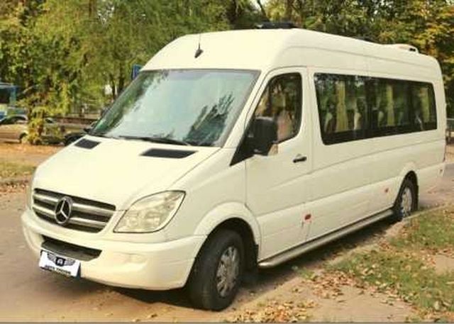 Прокат Белый микроавтобус merсedes-benz sprinter на свадьбу, фото