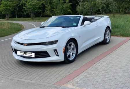 Аренда аренда красного chevrolet camaro с водителем с водителем, фото