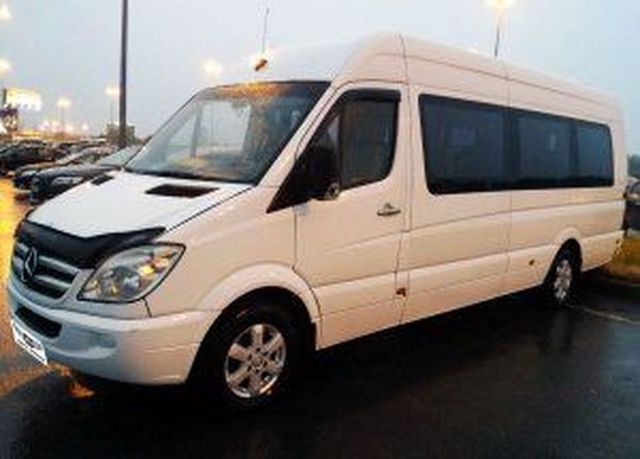 Аренда Аренда белого микроавтобуса merсedes-benz sprinter на свадьбу на свадьбу, фото