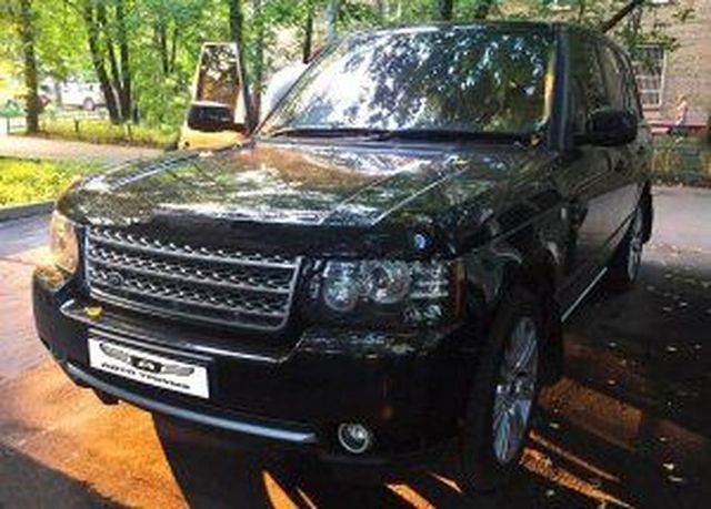 Аренда аренда черного джипа range rover vogue с водителем с водителем, фото