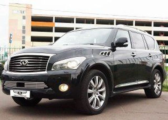 Аренда аренда джипа infiniti qx80 на свадьбу на свадьбу, фото