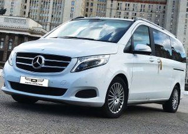 Аренда аренда минивэна merсedes-benz v-class 6-местный на свадьбу на свадьбу