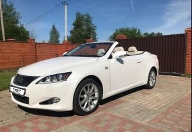 Аренда аренда кабриолета lexus is250c с водителем с водителем, фото