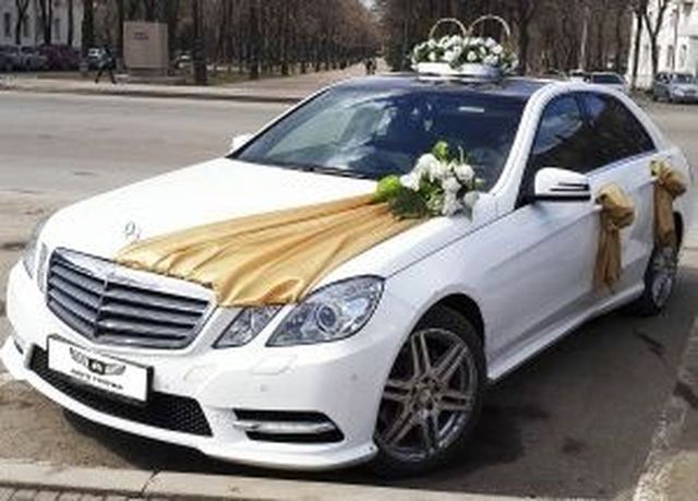 Мерседес w212 на свадьбу