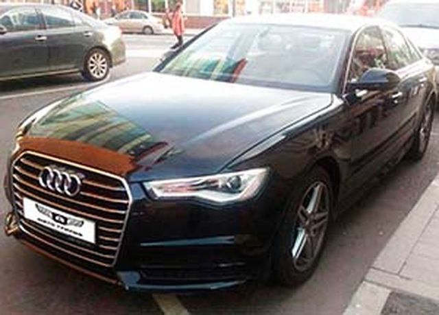 Аренда аренда черного седана audi a6 на свадьбу на свадьбу, фото
