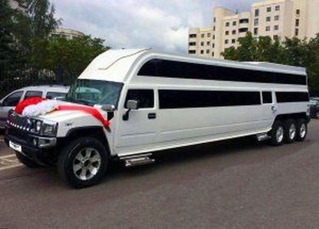 Аренда мега хаммер на свадьбу, фото