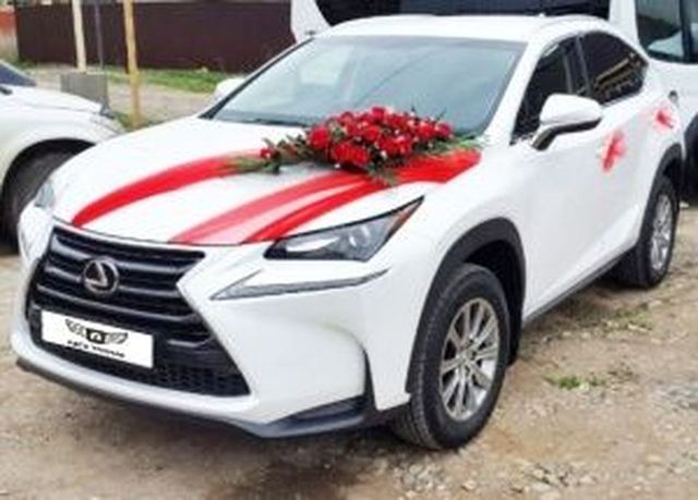 Аренда аренда белого джипа lexus nx 200 на свадьбу на свадьбу, фото