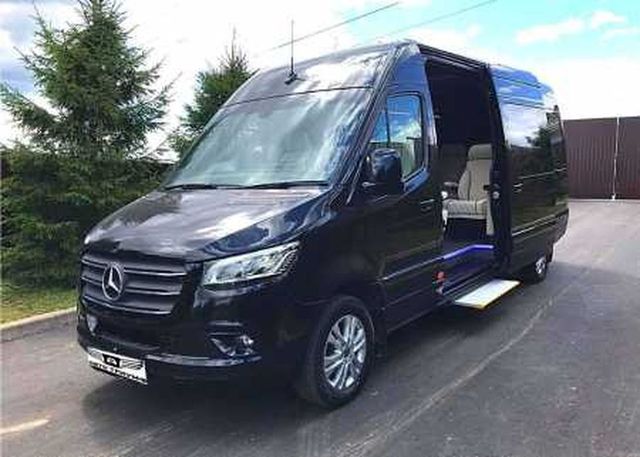 Аренда микроавтобуса mercedes-benz sprinter vip на свадьбу , фото