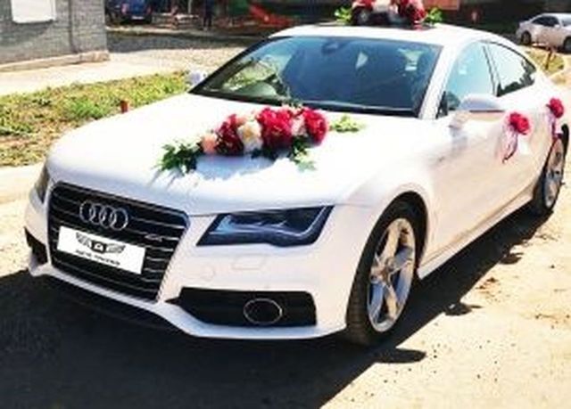 Аренда аренда audi a7 на свадьбу на свадьбу, фото