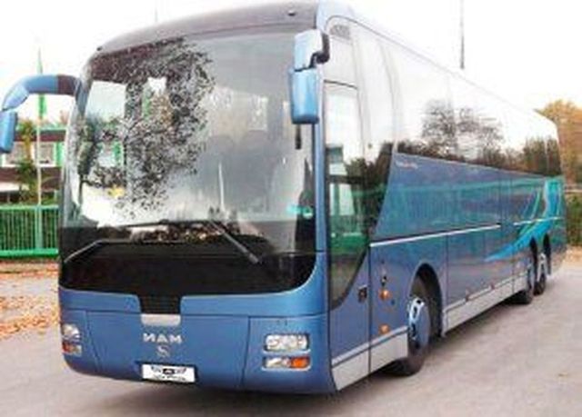 Аренда синего автобуса man lions coach , фото