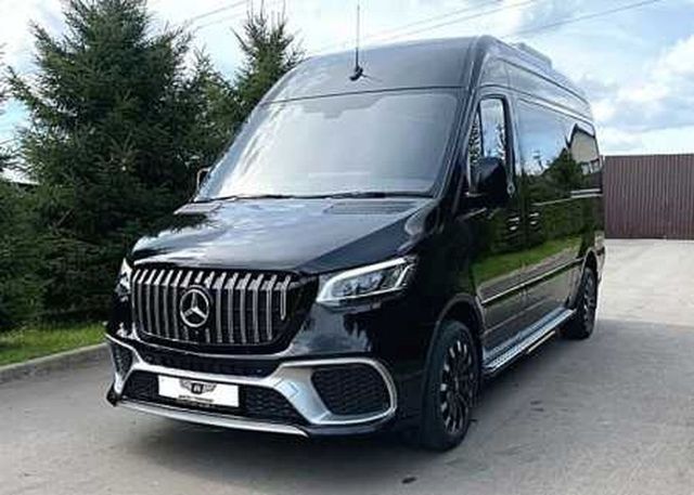 Аренда микроавтобуса mercedes-benz sprinter vip на свадьбу , фото