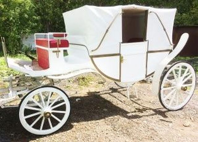 Аренда аренда кареты «lando» на свадьбу с экипажем на свадьбу, фото