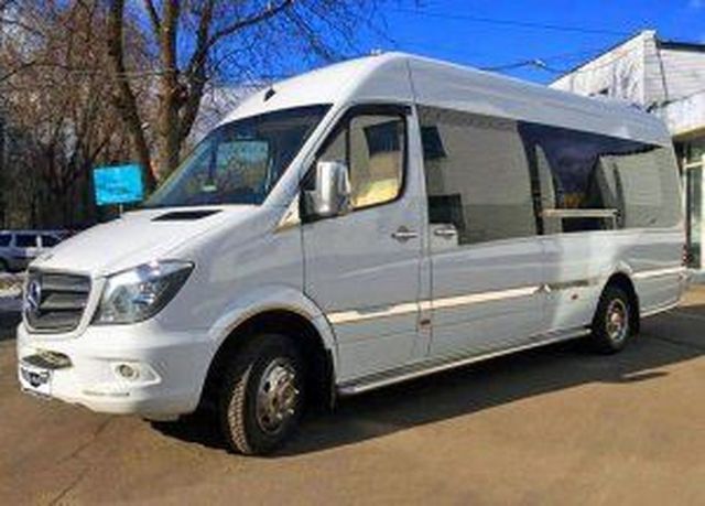 Аренда Аренда белого микроавтобуса mercedes-benz sprinter на свадьбу на свадьбу, фото