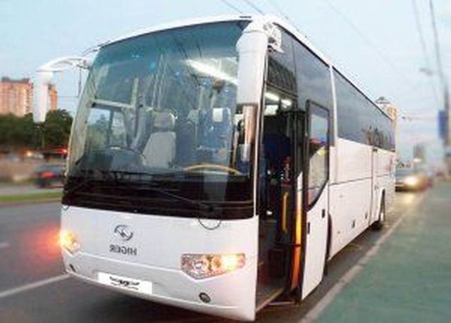 Аренда аренда автобуса higer klq на свадьбу на свадьбу, фото