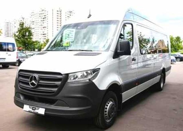 Аренда Белый микроавтобус merсedes-benz sprinter на свадьбу, фото