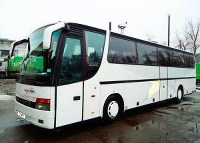 Аренда аренда белого автобуса setra на свадьбу на свадьбу, фото